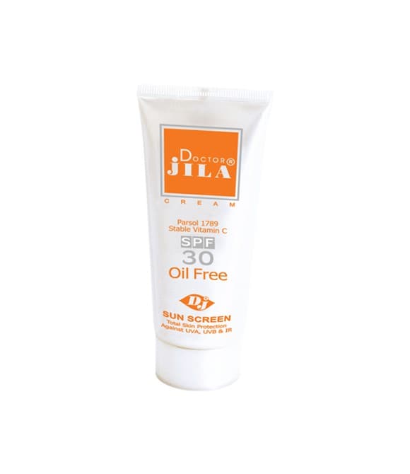 کرم ضد آفتاب ‌بی‌رنگ SPF30 دکتر ژیلا حجم 30 میلی لیتر