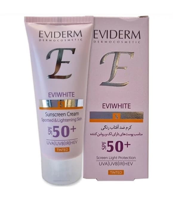 ضدآفتاب SPF50 ضد لک اوی وایت اویدرم حجم 40 میلی لیتر