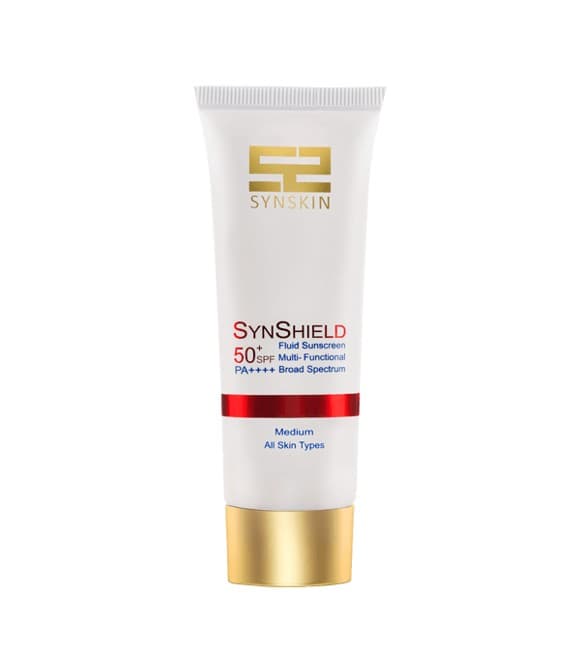 فلوئید ضدآفتاب SPF50 مدیوم ساین اسکین حجم 50 میلی لیتر